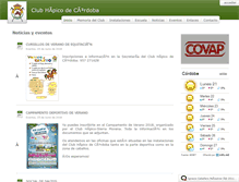 Tablet Screenshot of clubhipicodecordoba.com